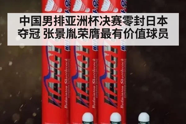 中国男排亚洲杯决赛零封日本夺冠 张景胤荣膺最有价值球员